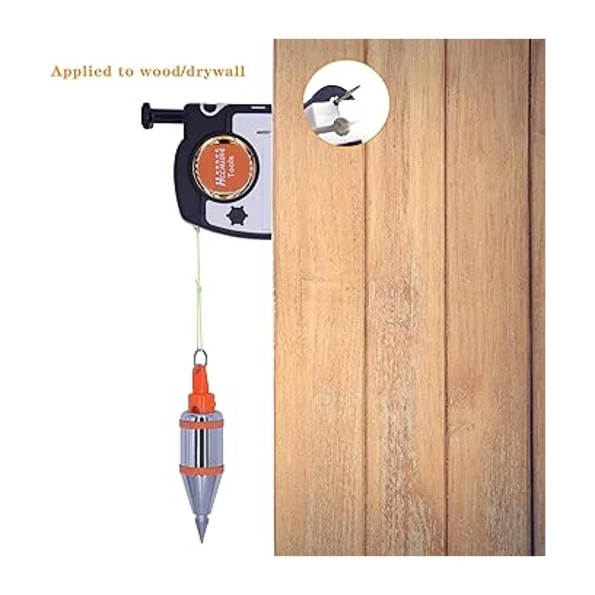 Plumb Bob magnético 10.7 onzas 10.76 oz con cuerda de_4