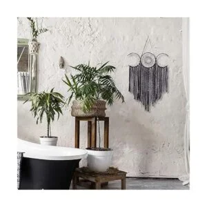 ANROYE Diosa de triple luna negra para colgar en la pared_5