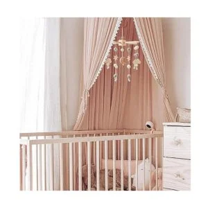 Móvil para cuna Cuna de bebé luna de estrella móvil_6