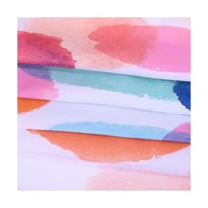 RosieLily Cortina de ducha con círculos de lunares en_3