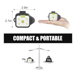 Luces para correr paquete de 2 luces de correr con clip_3