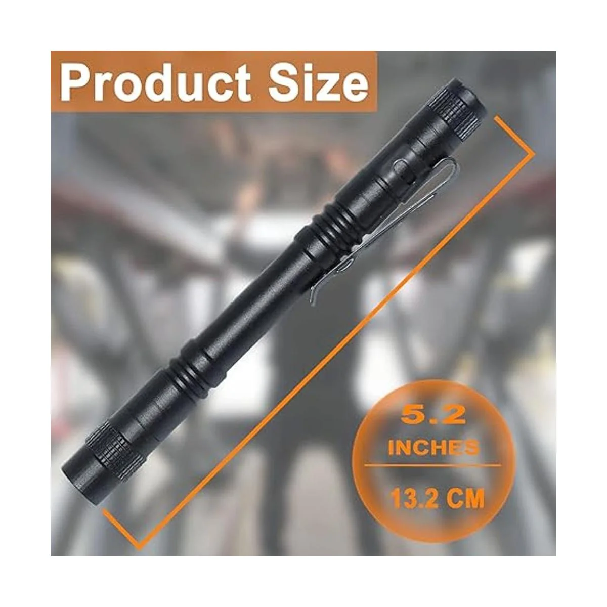 Beieverluck Paquete de 10 mini linterna LED pequeña de_2