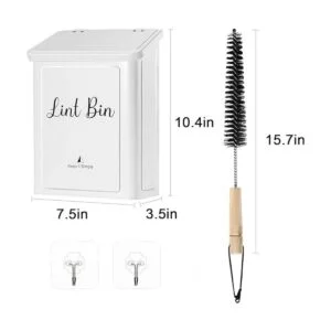 SUBEKYU Contenedor magnético de metal para lavandería_6