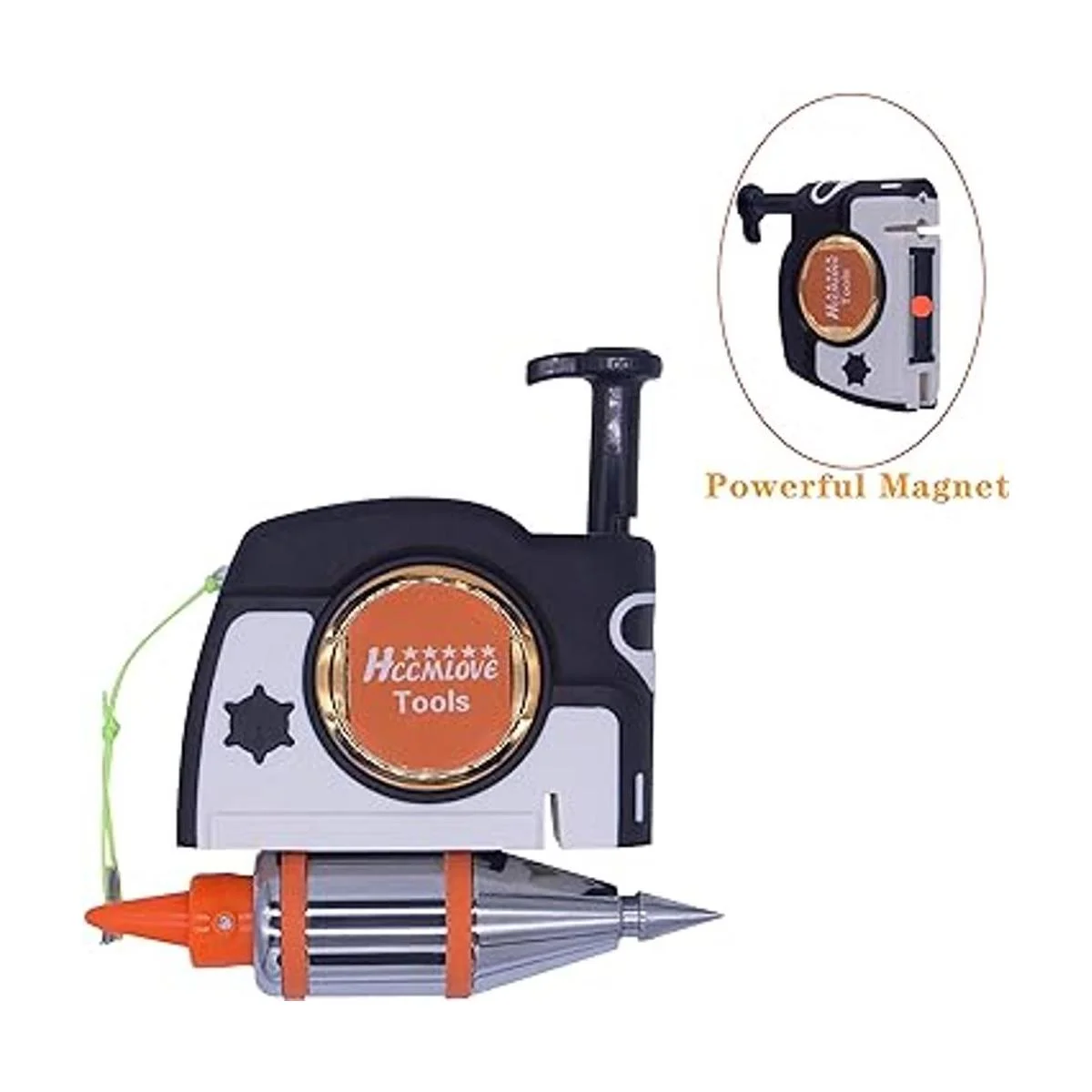 Plumb Bob magnético 10.7 onzas 10.76 oz con cuerda de_5