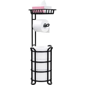 Soporte de papel higiénico con estante estante de_1