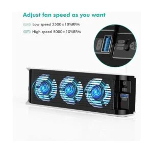 KIWIHOME Ventilador de refrigeración PS5 ventilador de_5