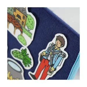 CHEFAN Juego de 4 piezas de fieltro y franela para niños_7