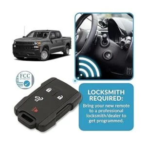 Keyless2Go Repuesto para mando a distancia de 4 botones_5