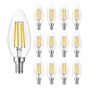 Bombillas LED B11 E12 regulables de 4 W equivalente a 40_1