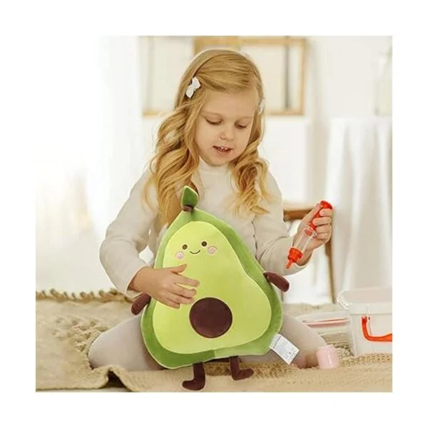 Niuniu Daddy Almohada de animales de peluche de aguacate_5
