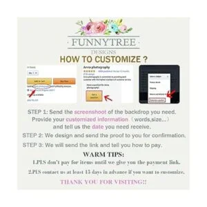 Funnytree Telón de fondo de jardín encantado de primavera_5