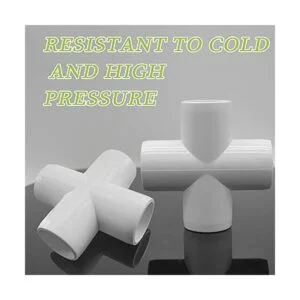 EPHECH Accesorios de codo de PVC cruzados de 34 pulgadas_4