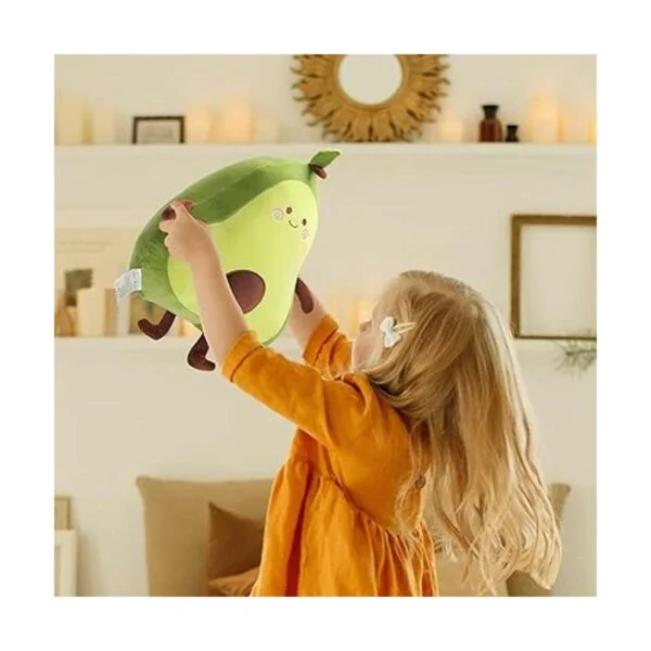 Niuniu Daddy Almohada de animales de peluche de aguacate_6