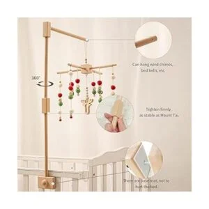 Brazo móvil para cuna Brazo móvil de madera para cuna_2