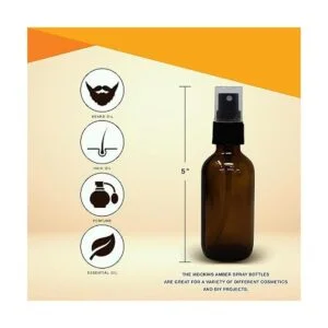 Nevlers Paquete de 24 botellas de vidrio ámbar de 2_3