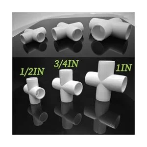 EPHECH Accesorios de codo de PVC cruzados de 34 pulgadas_6