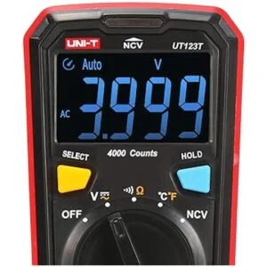 UNIT Kit de multímetro residencial UT123T voltímetro_2
