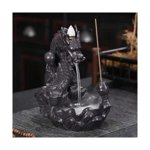 Dragon Backflow Quemador de incienso para cascada con_5