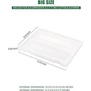 Denkee Paquete de 4 fundas para proyectos portátiles A4_2