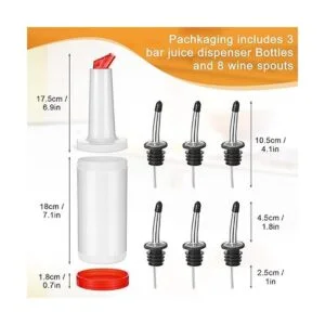 Botellas para verter jugo de frutas y licor suministros_2