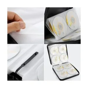 Soporte para CD de almacenamiento de DVD 160 fundas de CD_6