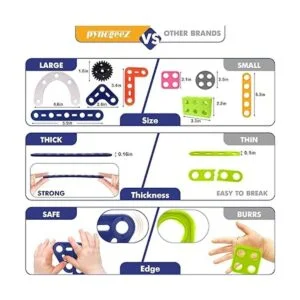 Kits de juguetes de construcción de 152 piezas STEM Toys_6