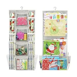 Simple Houseware Organizador de papel de regalo colgante_1