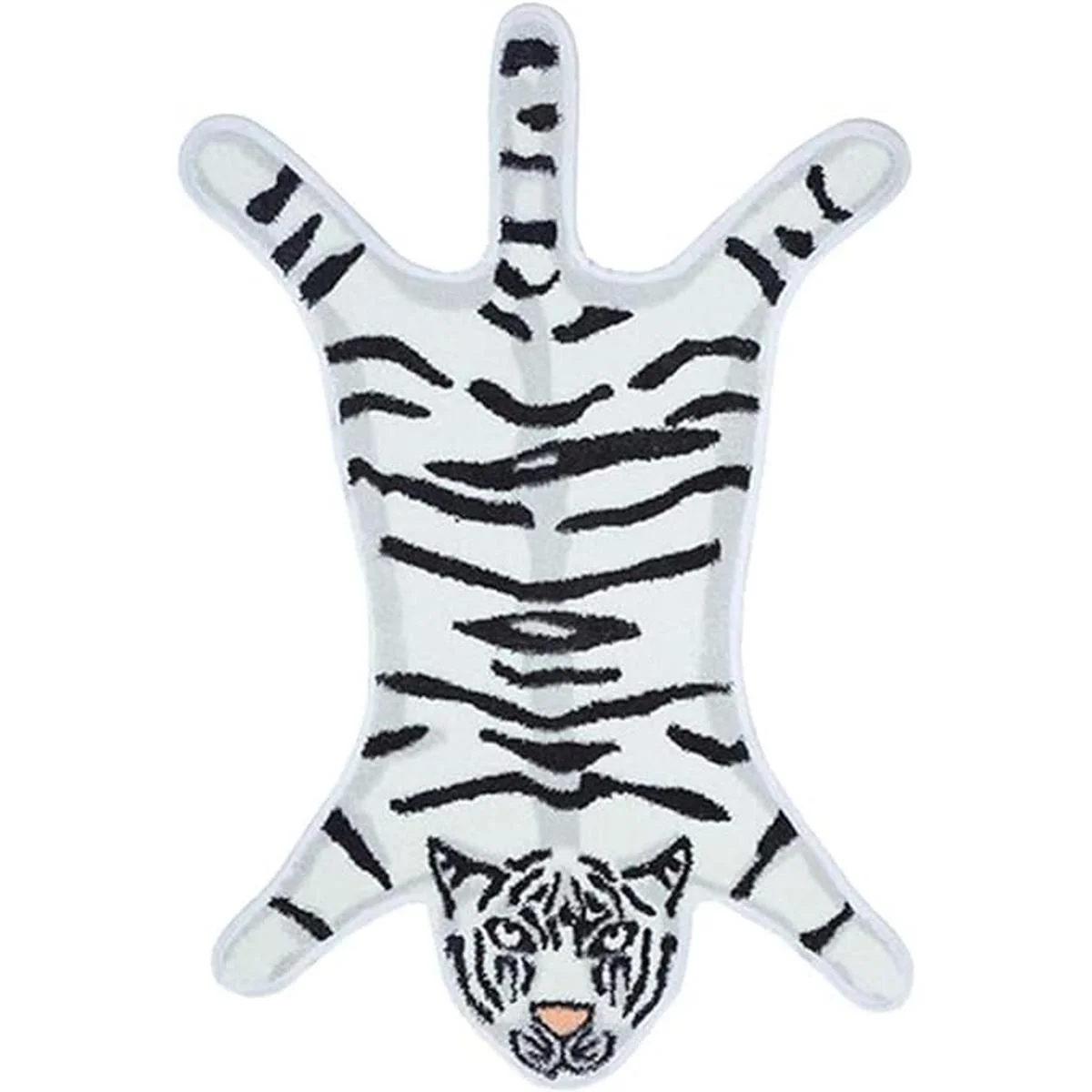 Alfombra con estampado de tigre bonita alfombra de_1