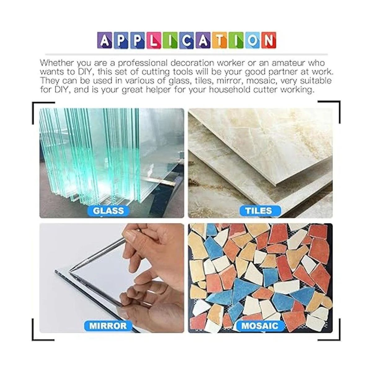 Glarks Juego de 4 alicates de cristal resistentes para_6