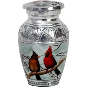 HLC Pequeña y encantadora urna de recuerdo de pájaro de_2