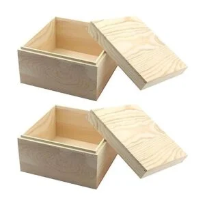 MY MIRONEY 2 cajas de almacenamiento de madera sin_1