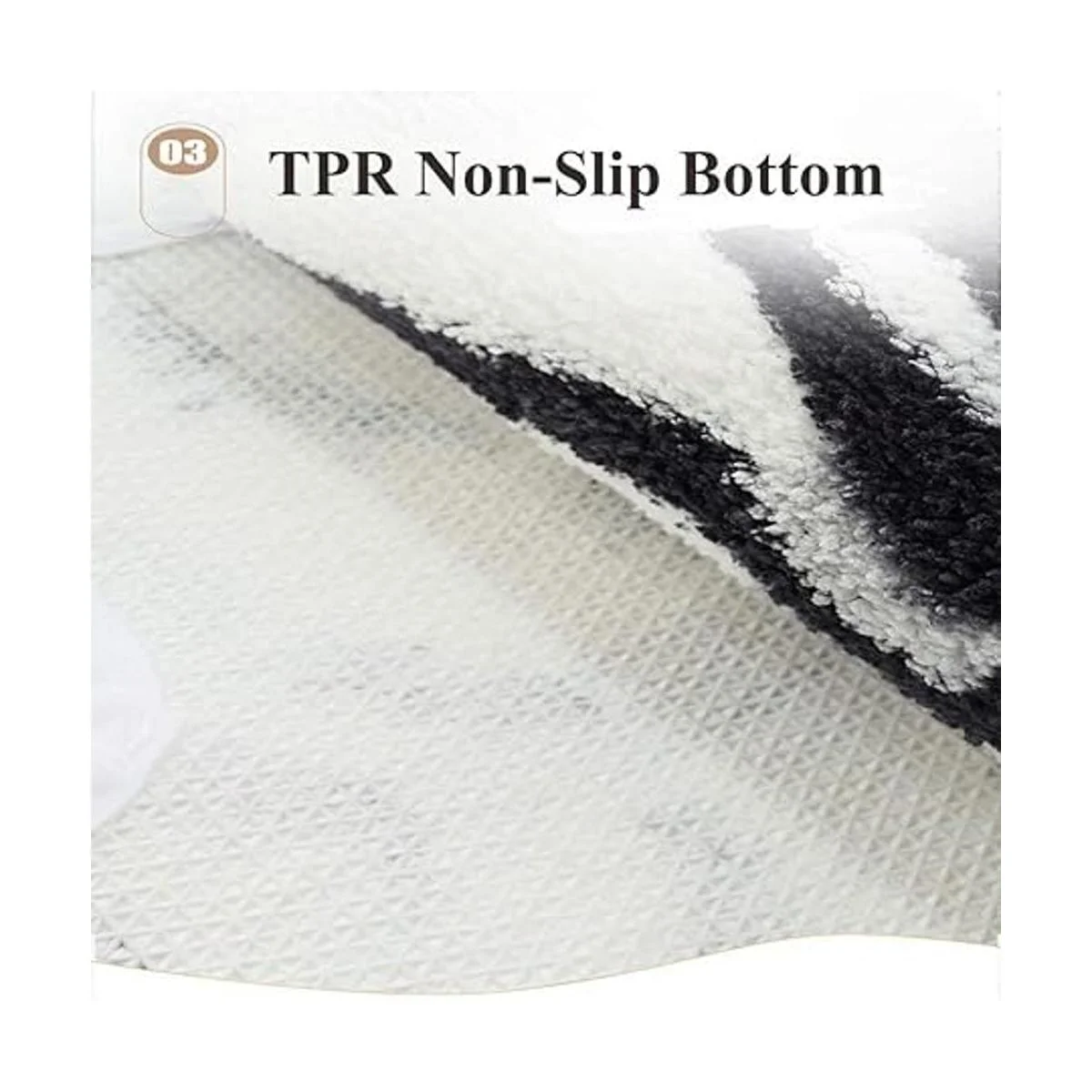 Alfombra con estampado de tigre bonita alfombra de_3