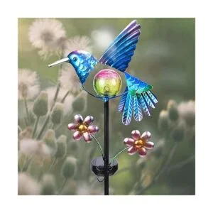 Afirst Lámparas solares decorativas con poste para el_6