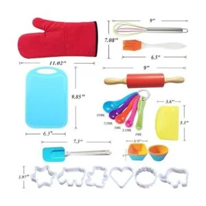 Juego de regalo de cocina para niños con tarjetas de_4