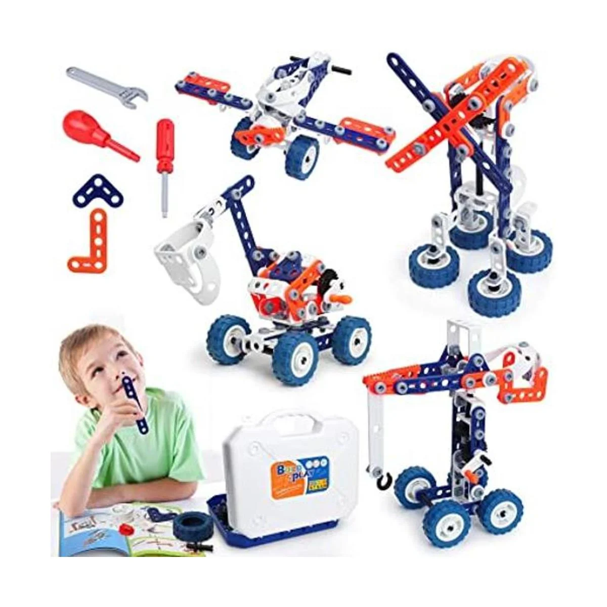 Kits de juguetes de construcción de 152 piezas STEM Toys_1