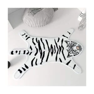 Alfombra con estampado de tigre bonita alfombra de_2
