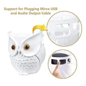 Ctoiotc Soporte de búho para altavoz inteligente de_4