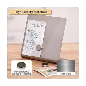 Tablero de anuncios magnético con soporte pequeño tablero_6