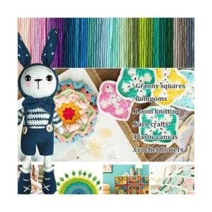 15 madejas de hilo acrílico 15 colores x 1.76 oz_3