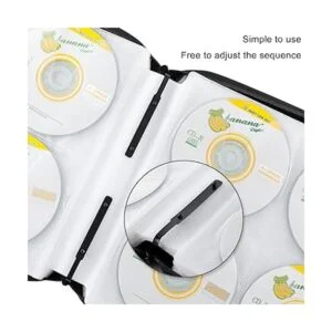 Soporte para CD de almacenamiento de DVD 160 fundas de CD_5