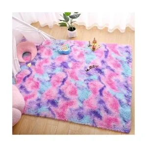 AROGAN Alfombras suaves de arcoíris para habitación de_6