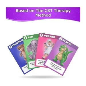 Juego de cartas de terapia CBTiger para niños desarrolla_2