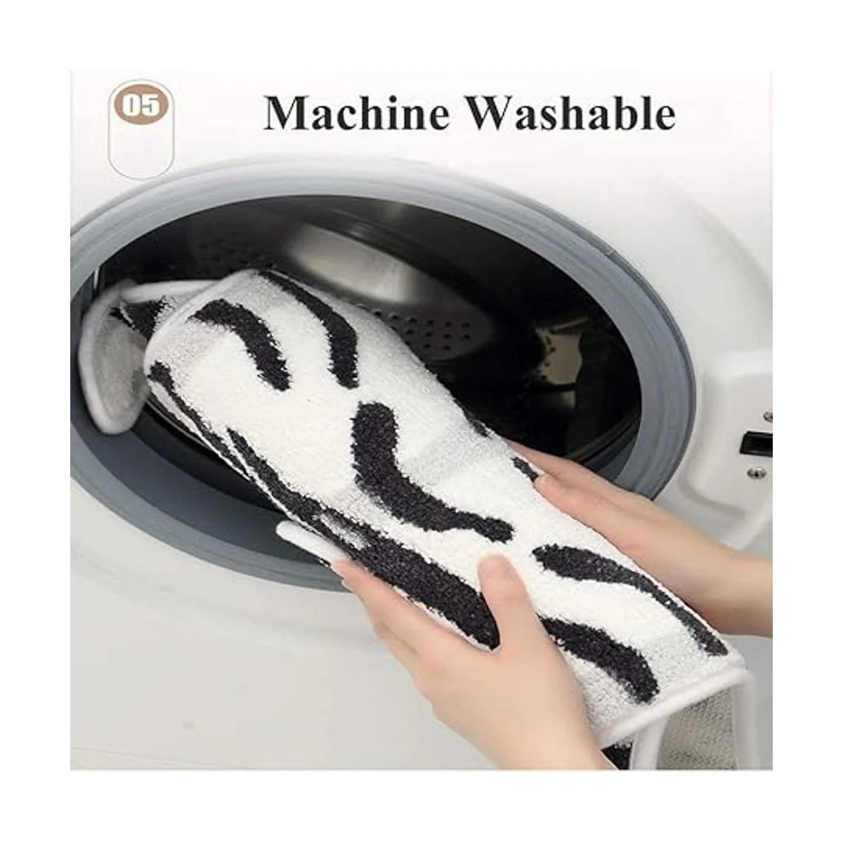 Alfombra con estampado de tigre bonita alfombra de_6