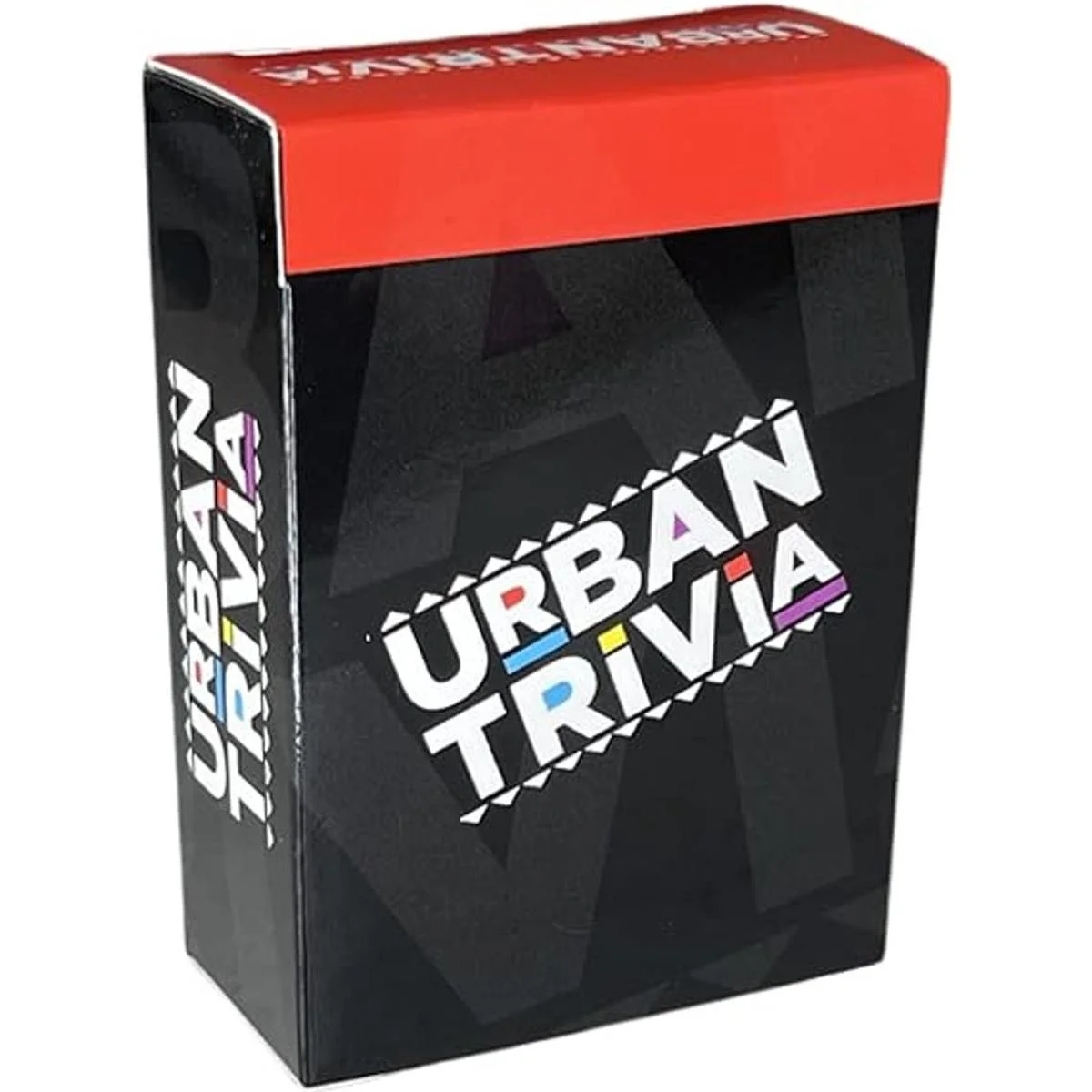 Urban Trivia Game Juego de cartas de trivia negra para la_1