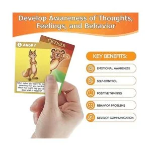 Juego de cartas de terapia CBTiger para niños desarrolla_4