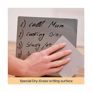 Tablero de anuncios magnético con soporte pequeño tablero_5