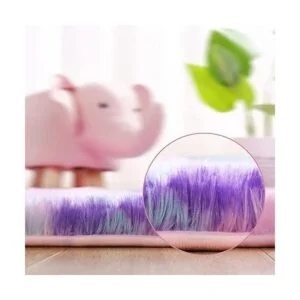 AROGAN Alfombras suaves de arcoíris para habitación de_5