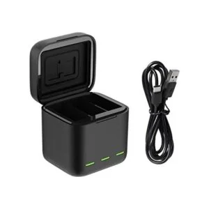 TELESIN Cargador de batería USB de 3 canales con cable_1