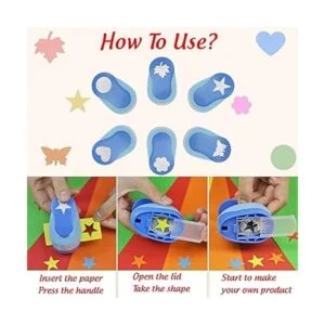 ECOHU Juego de 6 perforadores para manualidades de 1_5