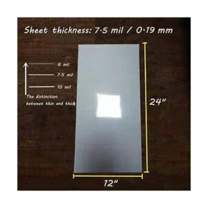 BANLTRE Hoja de 12 x 24 pulgadas 10 hojas de Mylar de 7.5_3